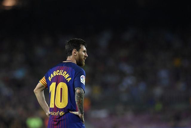 无奇不有!梅西单场比赛中柱帽子戏法-体育频道