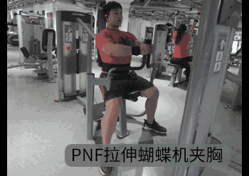 所以我很多时候拉伸都会放到正式组的最后,做一组有重量的pnf拉伸