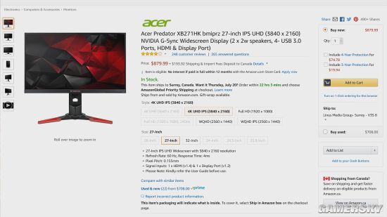 16K游戏画面更逼真:16个4K显示器+4个专业显