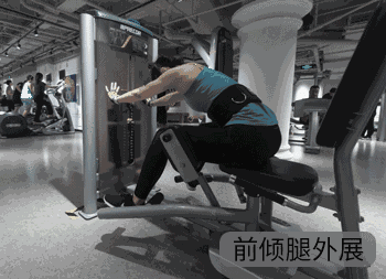 前倾,是因为当髋关节屈的时候,臀大肌的上部更能有效被激活.
