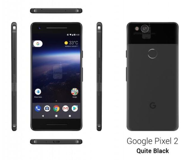 谷歌Pixel2渲染图出炉,提供多款颜色-科技频道