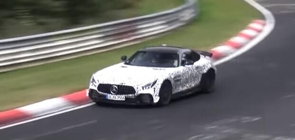 AMG GT R新车型测试谍照
