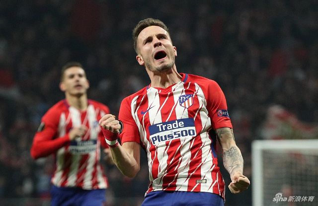 欧联杯八分之一决赛:马德里竞技主场3-0莫斯科