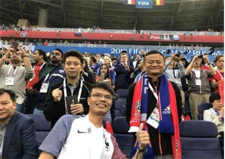 马云张近东观战世界杯背后的商业计划!