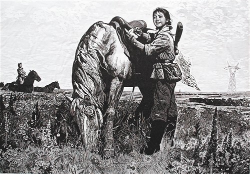 当四川版画"邂逅"印象派版画(上)(组图)