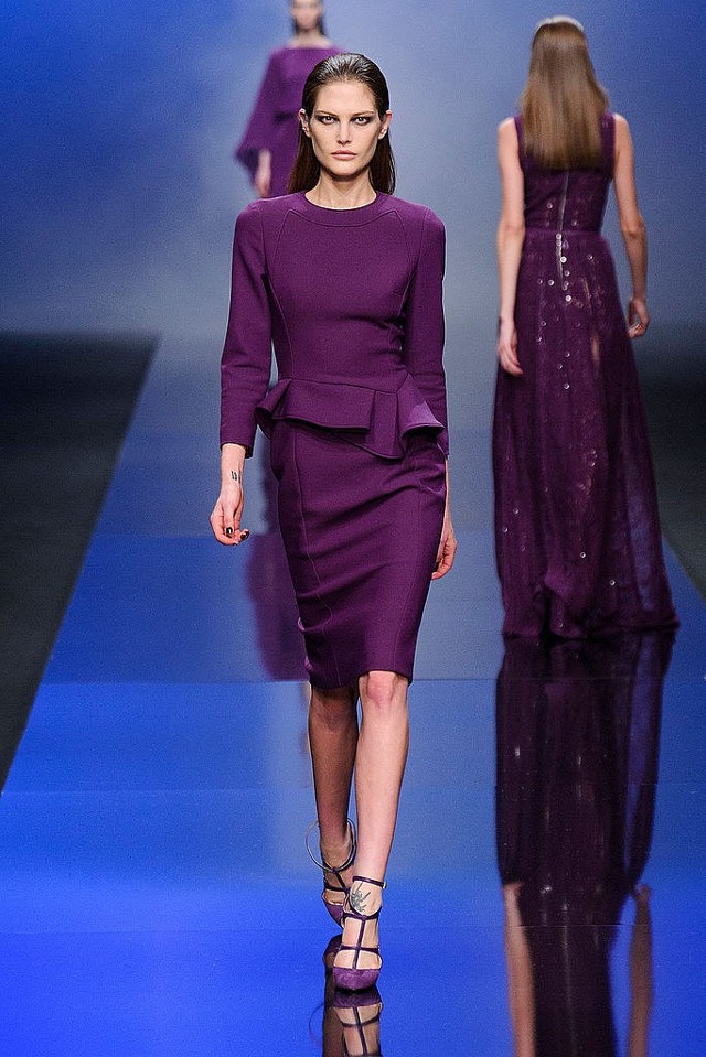 2013 酷钴色 milly fall 2013 酷钴色 valentino fall 2013 富贵紫色