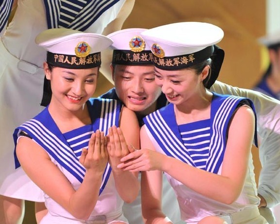 资料图:中国人民解放军海军文艺兵.