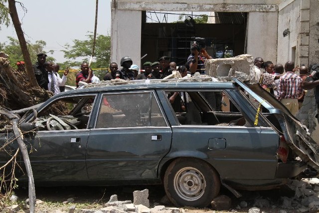 尼日利亚发生爆炸袭击事件造成至少40人死亡(组图)