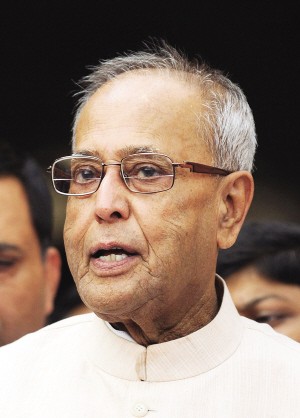 印度前财长当选新总统(图)