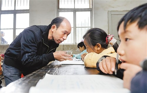 9月5日,彭水普子鎮中堡村小.