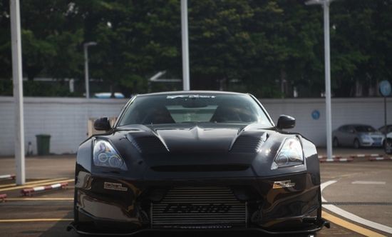 Gtr R35加装bensopra宽体包围霸气外露 汽车频道 手机搜狐