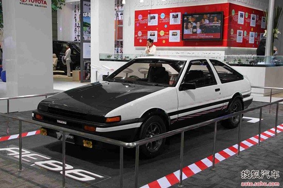 藤原豆腐店 拓海座驾:ae86 成都车展实拍