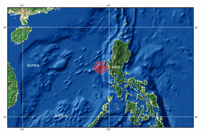 菲律賓群島附近海域發生6.0級地震(組圖)