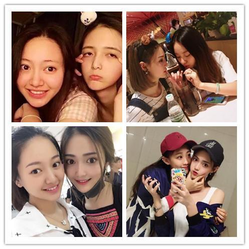 还有,室友这边花式po合照,关晓彤可什么都没有做哦咳咳.