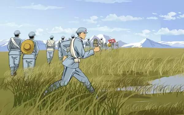 1935年7月,一支红军部队到达四川毛儿盖.