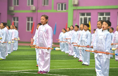 中杉学校第二届体育节:融入中国传统文化 寓教于乐