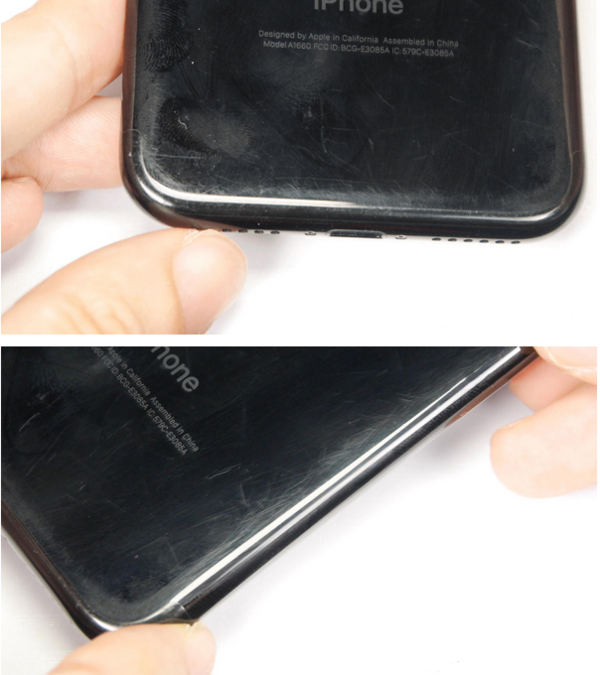 实测 亮黑iphone 7使用30天竟刮成了这样 科技频道 手机搜狐
