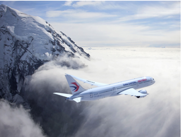 (图为波音787-9型飞机) "飞向 世界 ",始于 4条航线