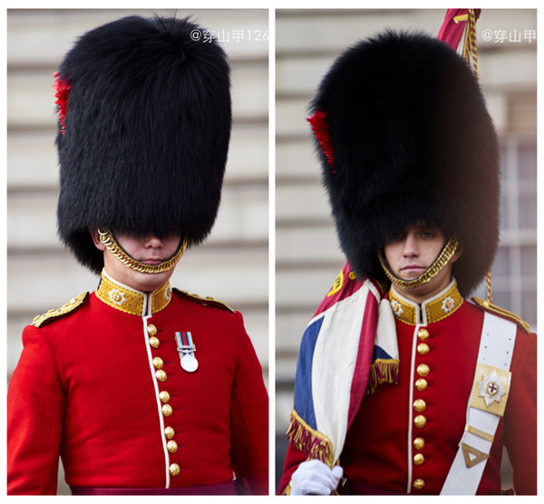 【英国】白金汉宫,人山人海中的皇家换岗仪式