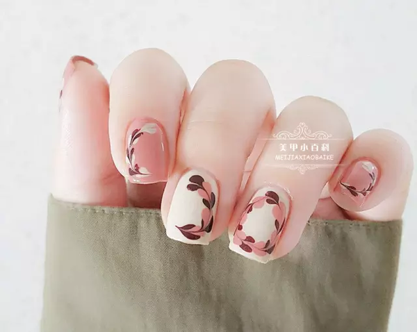美甲丨拉花美甲,给你的指尖来杯暖暖的咖啡吧!