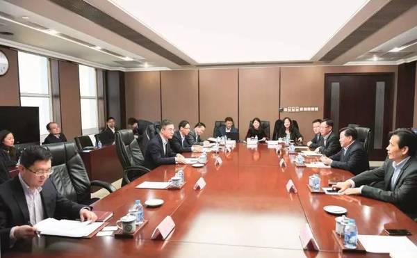 2015年1月21日,谷澍行长(时任副行长)率队走访中国建筑股份有限公司