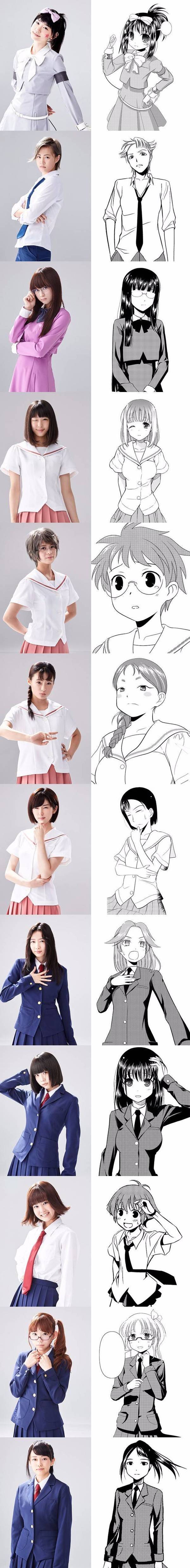 面码也来打麻将 天才麻将少女 真人版角色公开 16年12月开始放送 新闻频道 手机搜狐