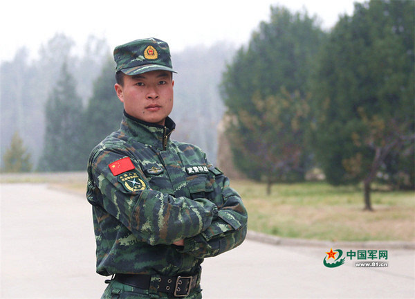 中国武警个人照片图片