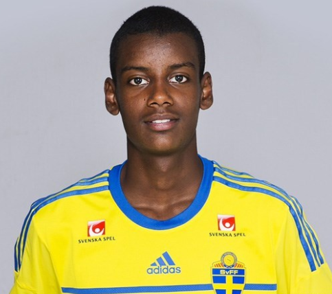 阿森纳将加入拜仁和尤文对瑞典天才前锋伊萨克的争夺战