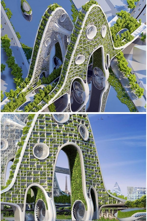 惊呆了!2050年的未来巴黎城市