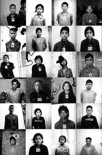 红色高棉著名的s-21集中营中部分的遇难者,很多都还是孩子