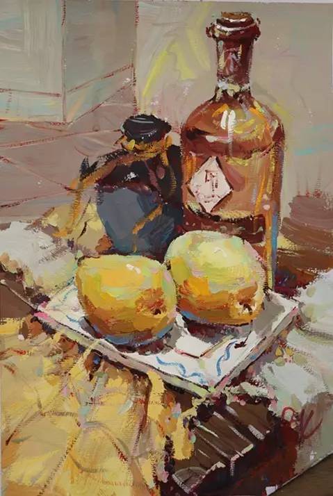 2017广东美术二模色彩高分卷