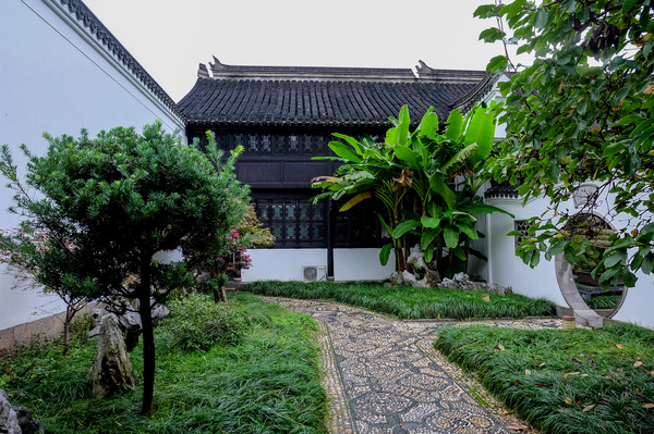雨后漫步绮园,感受江南园林的静谧