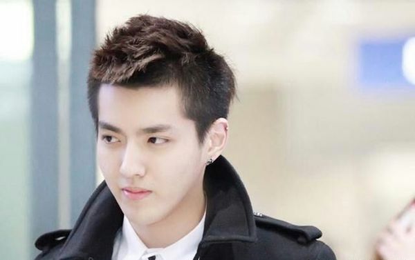 男神吴亦凡这个发型帅死了