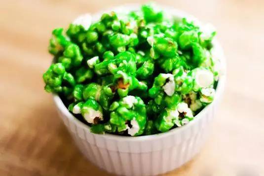 绿色爆米花完成了.