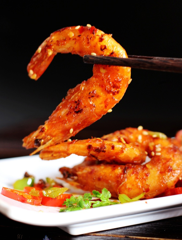 香辣虾 ,椒盐酥虾,酸辣虾.味道那个香啊~-美食频道-手机搜狐