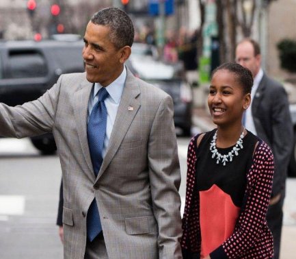 奧巴馬小女兒 sasha obama — sidwell friends school