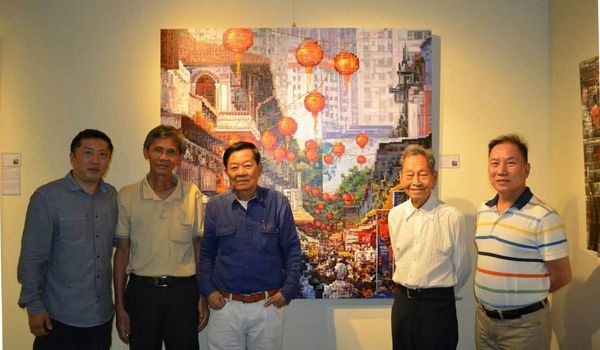 新加坡华人画家张春雷"印象2016"作品展狮城举行