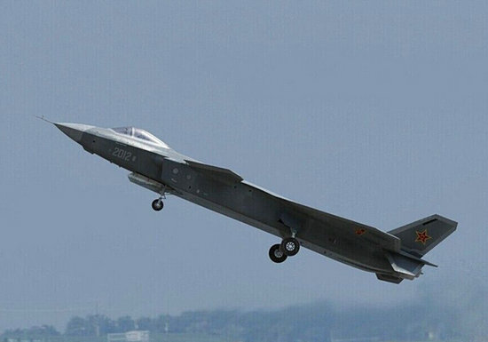 资料图:歼20试飞.