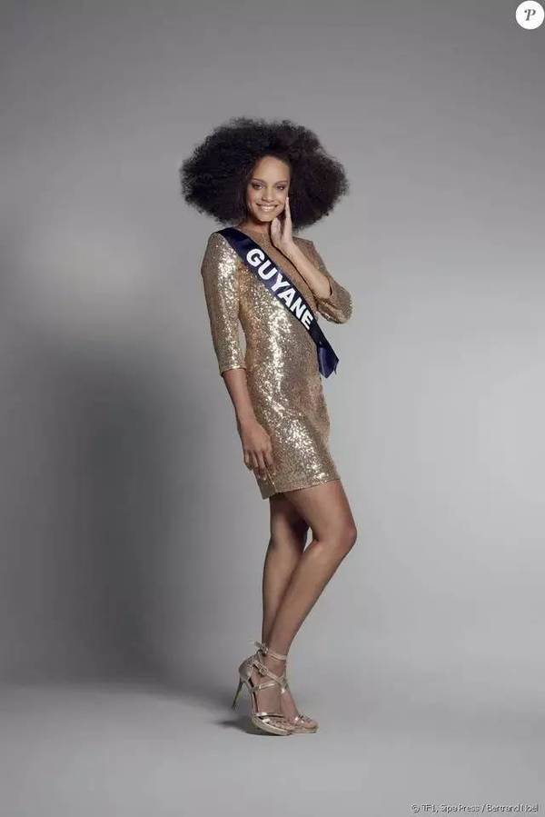 圭亚那姑娘成为2017法国小姐,将代表法国参加世界小姐比赛