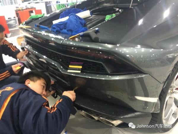 美国johnson车身透明膜:在壹捷汽车的实拍作业图