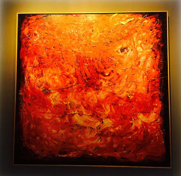 画家 王中军办个展主打 抽象表现主义 文化读书频道 手机搜狐