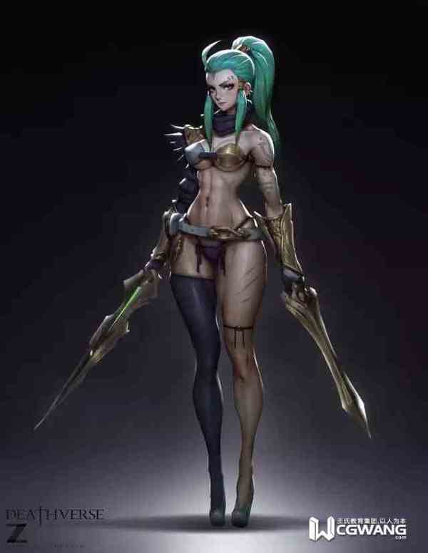 美感十足,颜值最高的游戏人气女英雄-cgwang