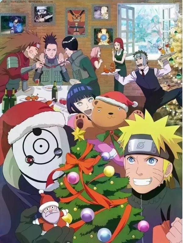 火影圣诞节美图:圣诞节,你换头像了吗?