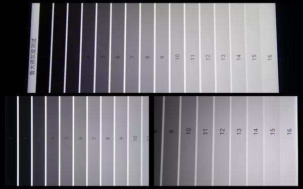 灰阶测试. 不管是暗部或是亮部,魅蓝x的表现均非常好.