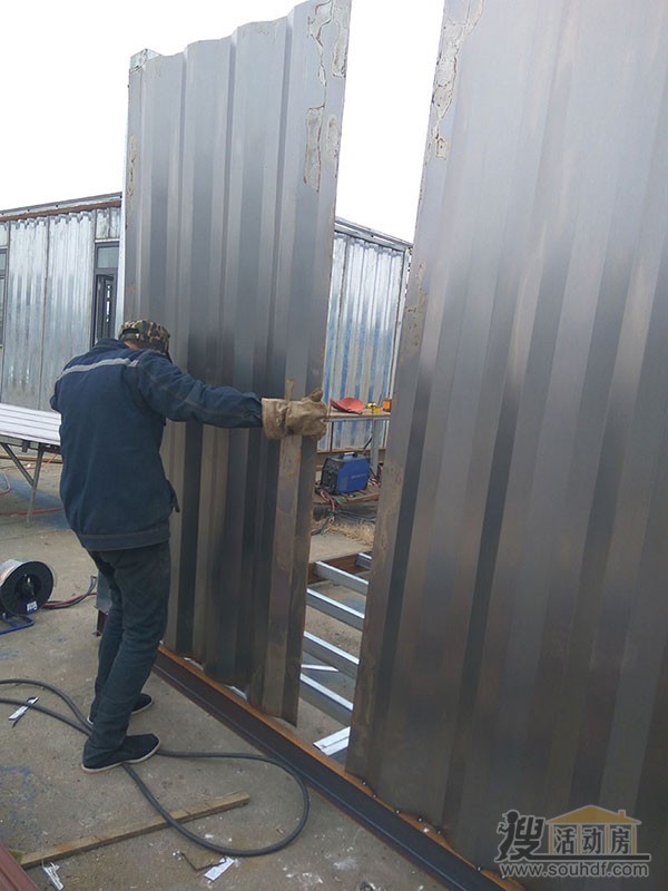 焊接集装箱方法_这是集装箱房屋的方法