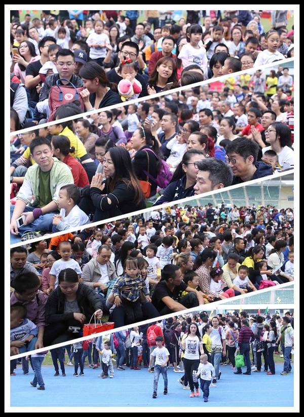 不是孩子的错 是我们没能将更好的给他 欢动节现场 孩子很主动的参与