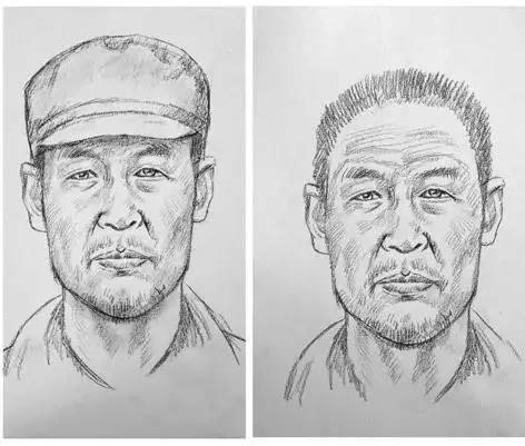 银川市金凤区公安分局发布协查通报,公布了两张嫌疑人的模拟画像
