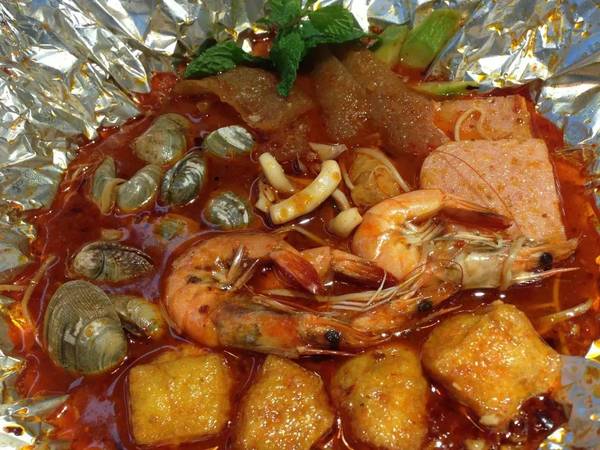 锡纸包烧全家福