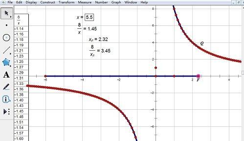 技巧二,在几何画板上画y=a^x的图像