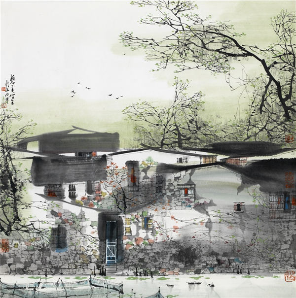 "新吴门画派走进山东"作品展在济南开幕